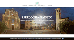 Desktop Screenshot of parrocchiamozzo.it